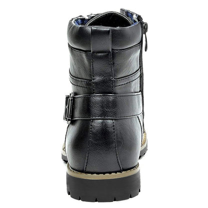 Botas de moto de cuero auténtico - Rhion