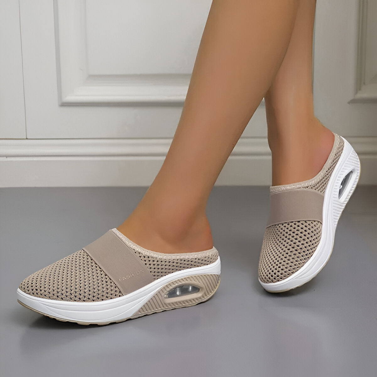 Macy - Sandalias ortopédicas con tacón de cuñ