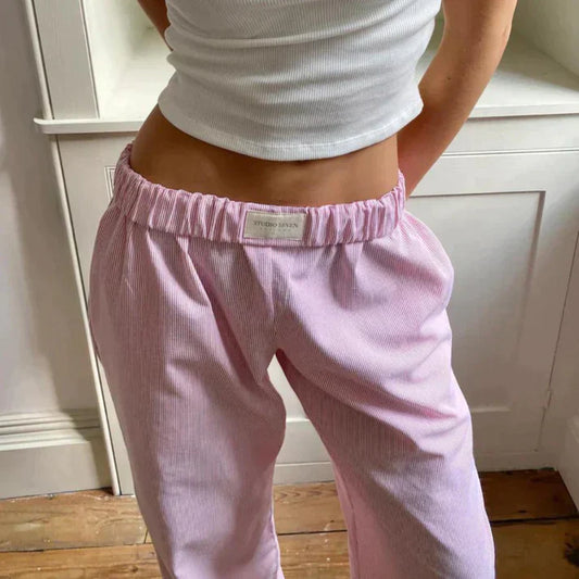 Samantha - Pantalones de lin