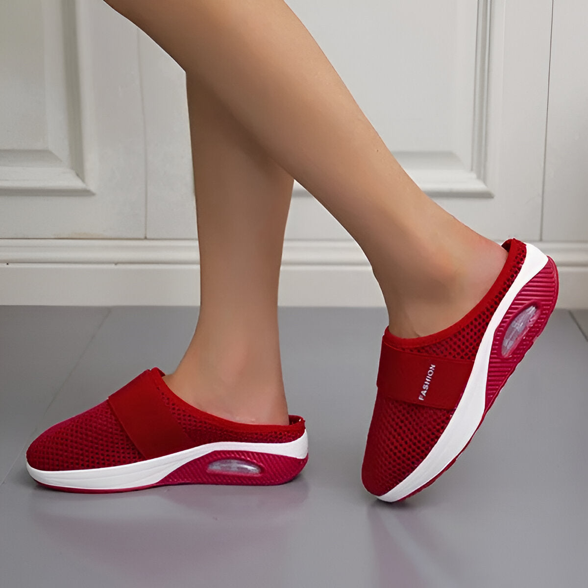 Macy - Sandalias ortopédicas con tacón de cuñ