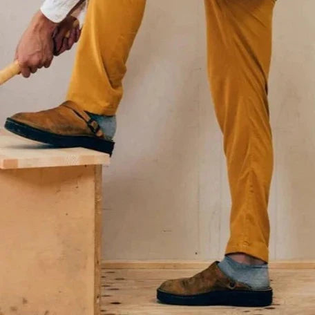 James - Zapatillas ortopédicas de piel