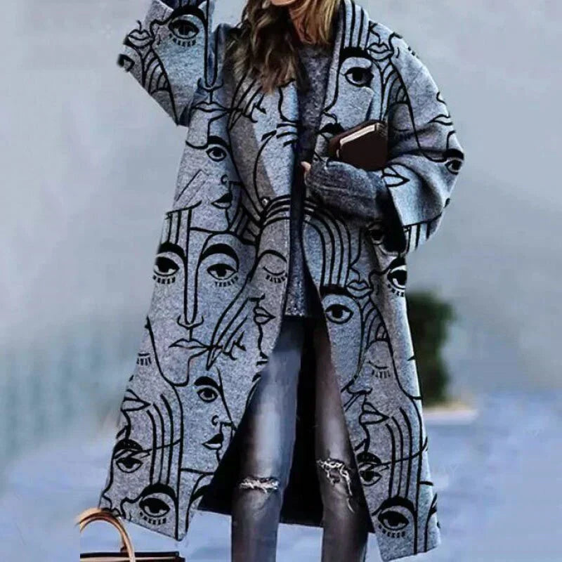 Dimity - Elegante abrigo de lana oversize