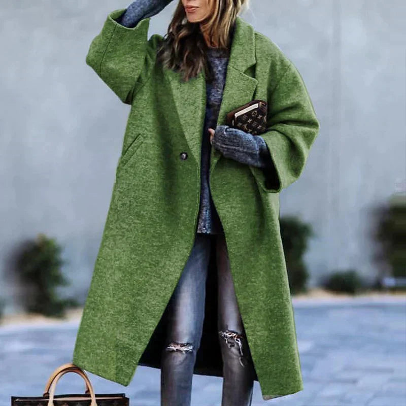 Dimity - Elegante abrigo de lana oversize