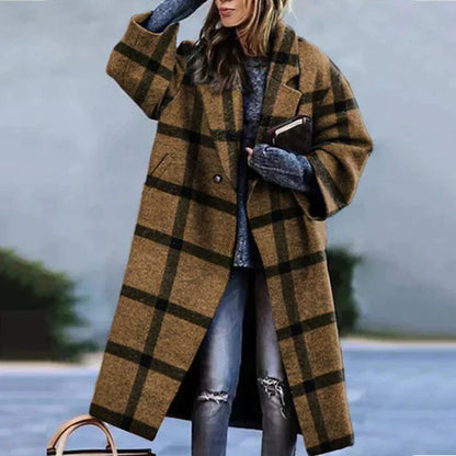 Dimity - Elegante abrigo de lana oversize