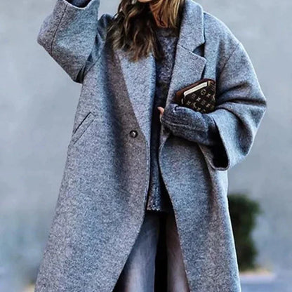 Dimity - Elegante abrigo de lana oversize