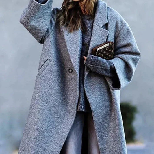 Dimity - Elegante abrigo de lana oversize